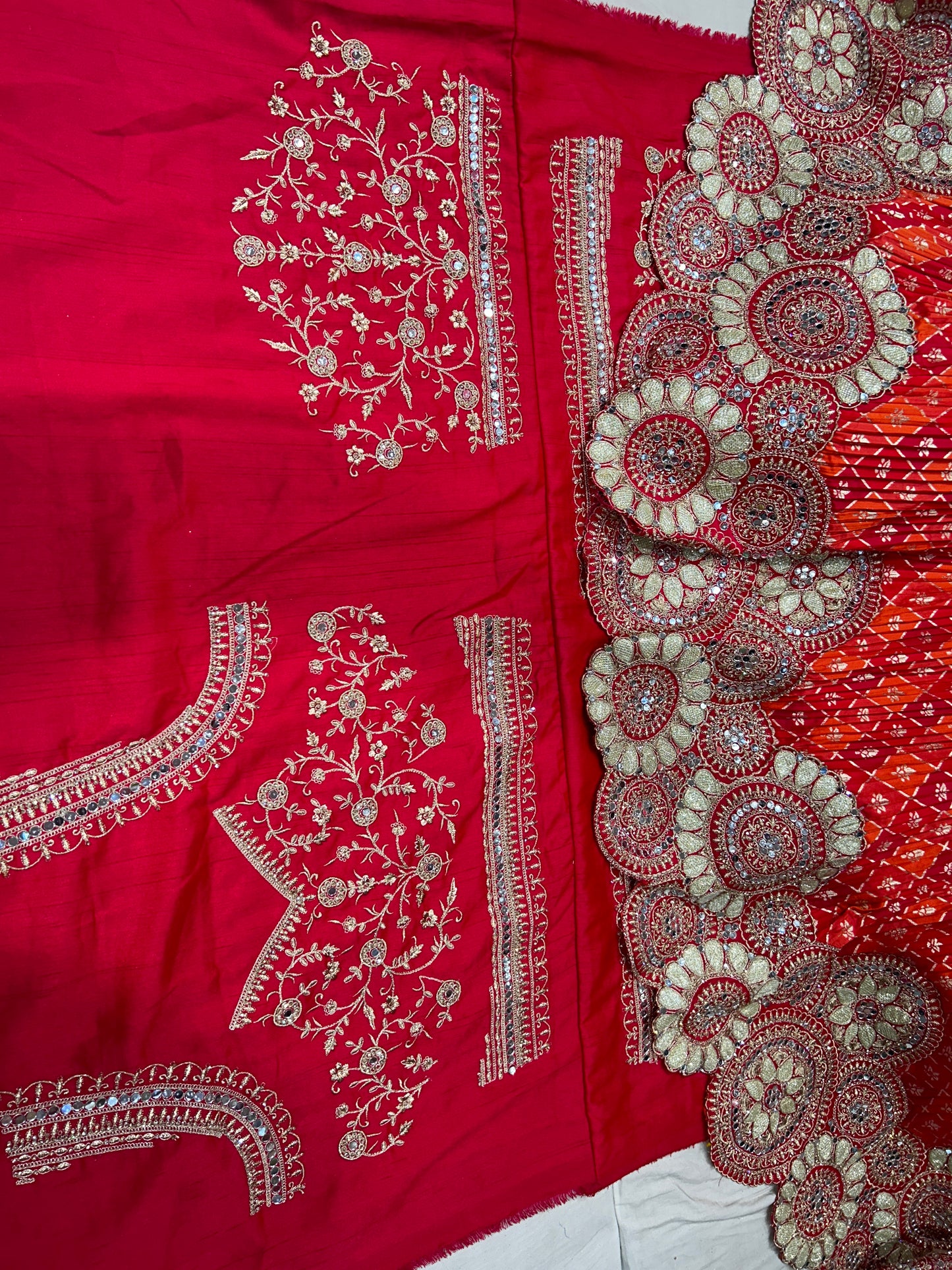 Amazing red lehenga
