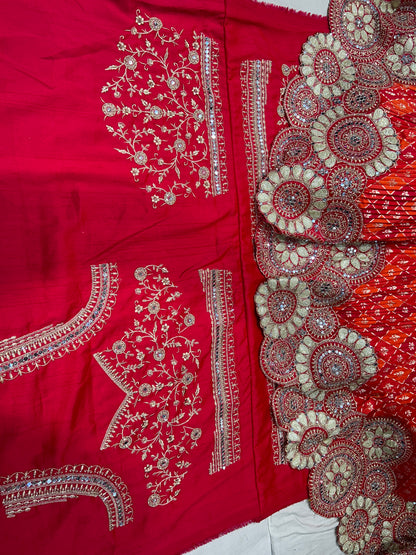 Amazing red lehenga