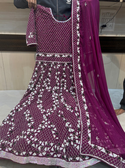 Amazing One piece Gown dress Lehenga