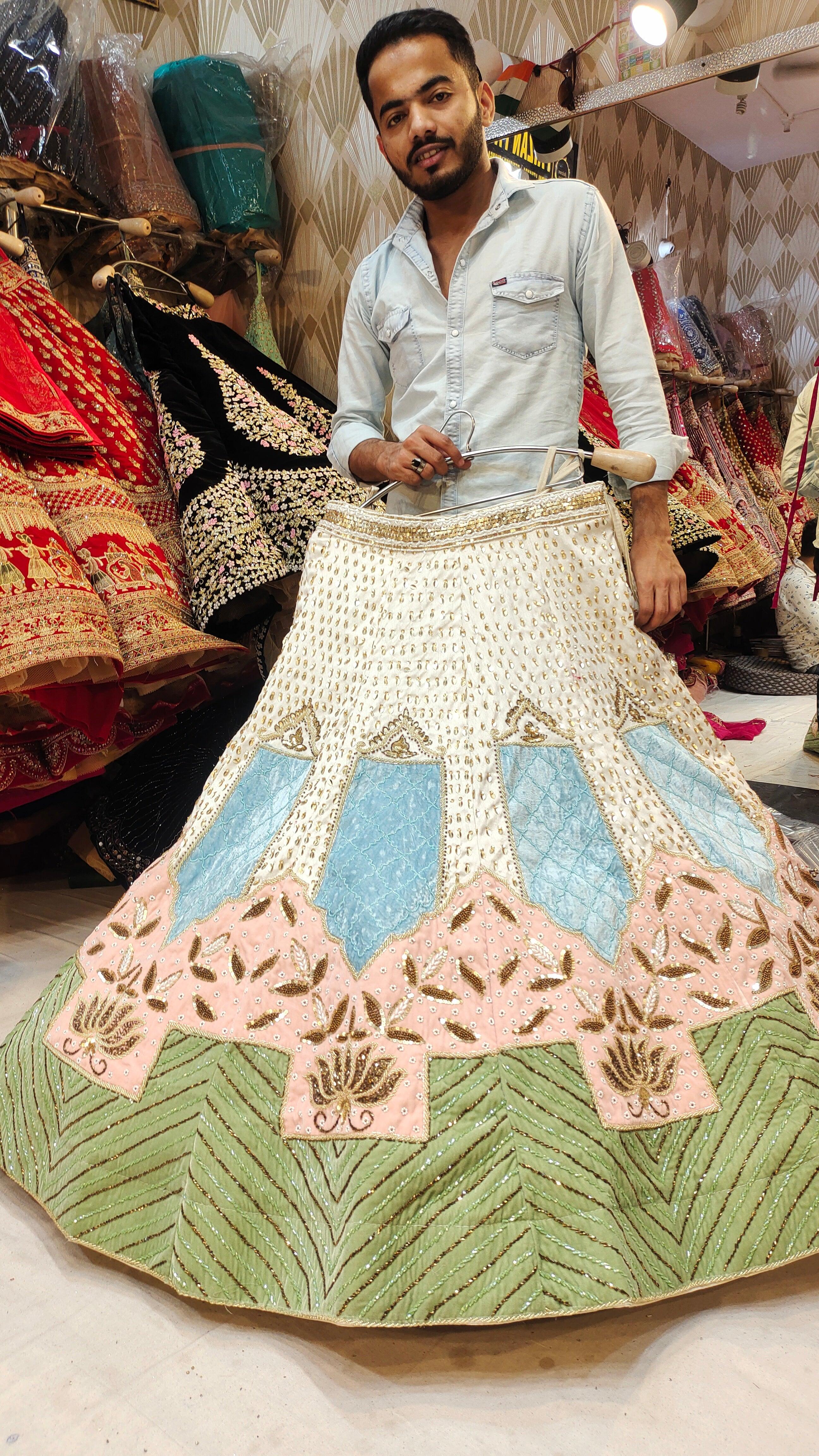 Fabulous Chandni Chowk Lehenga Shopping World