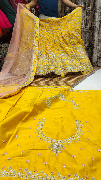 Haldi mehendi special lehenga