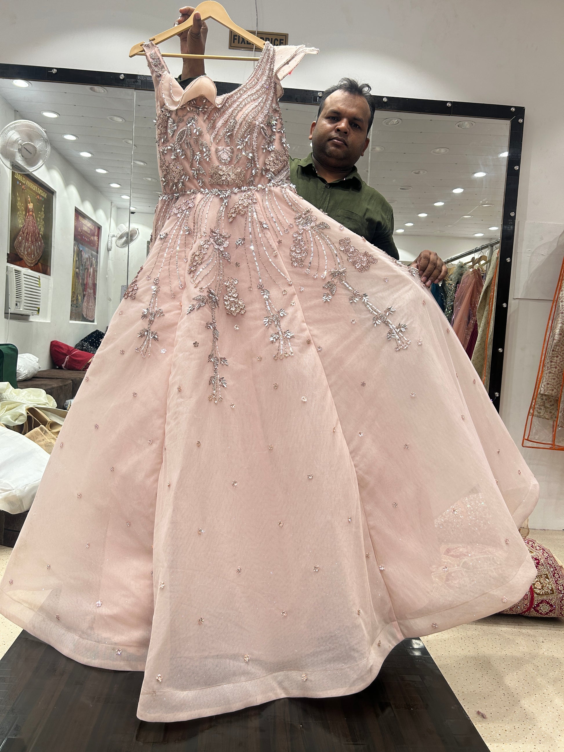 Under 5000 Party Wear Gown For Engagement Amazing Dress Gown