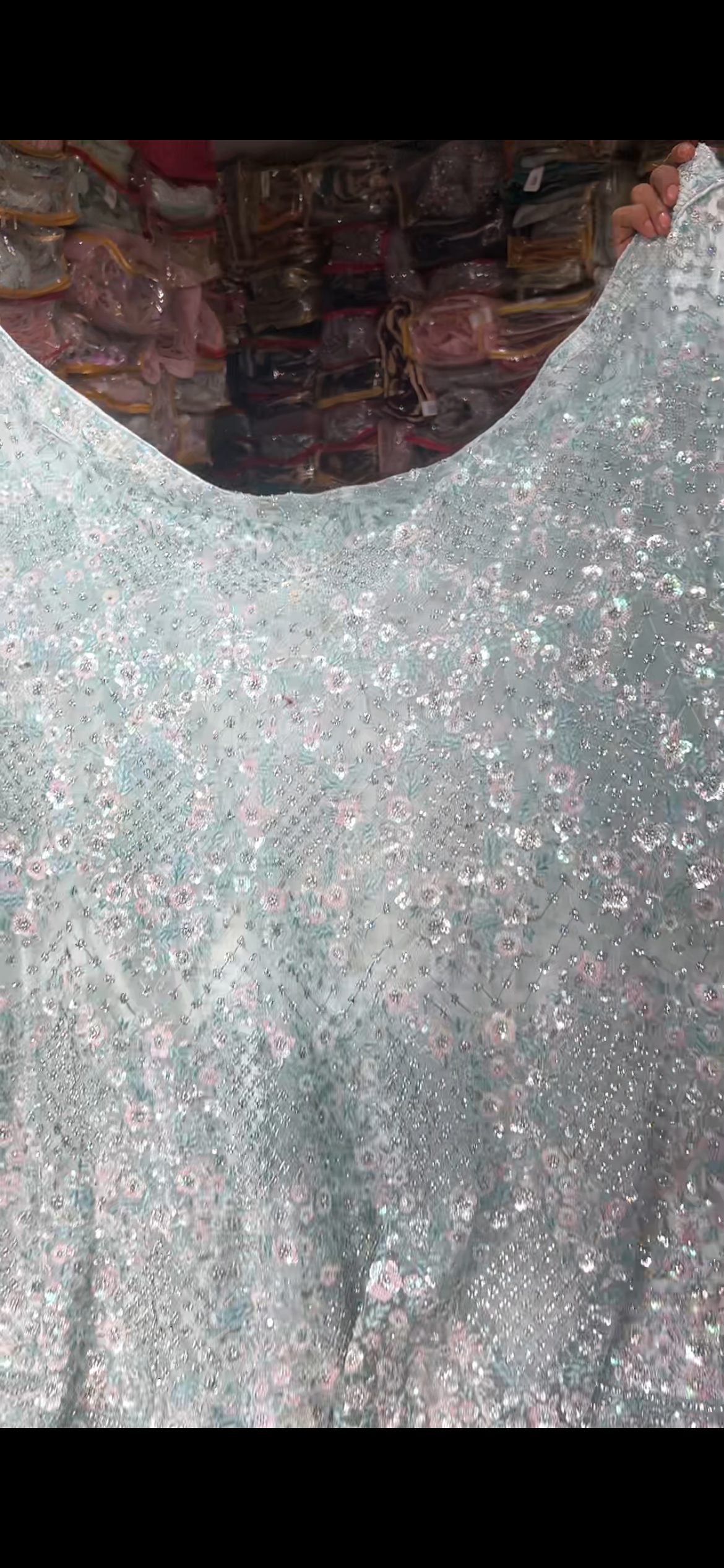 Awesome aqua green blue PDP Lehenga