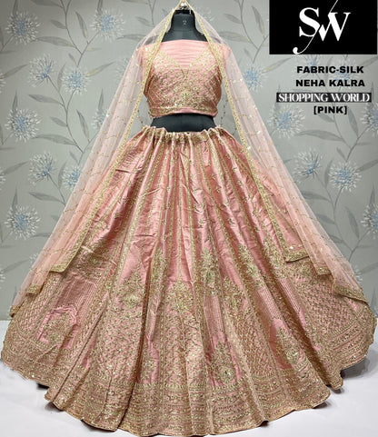 Delightful sky blue Crystal party wear Lehenga