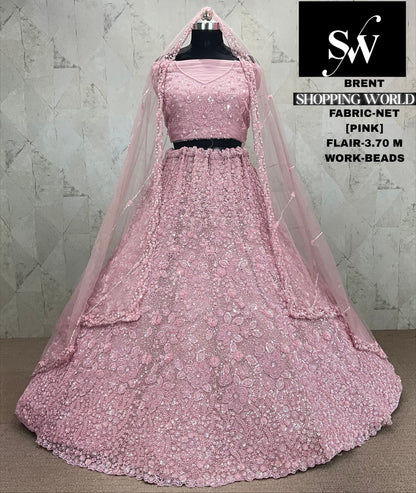 Lavishing Lavender purple Lehenga