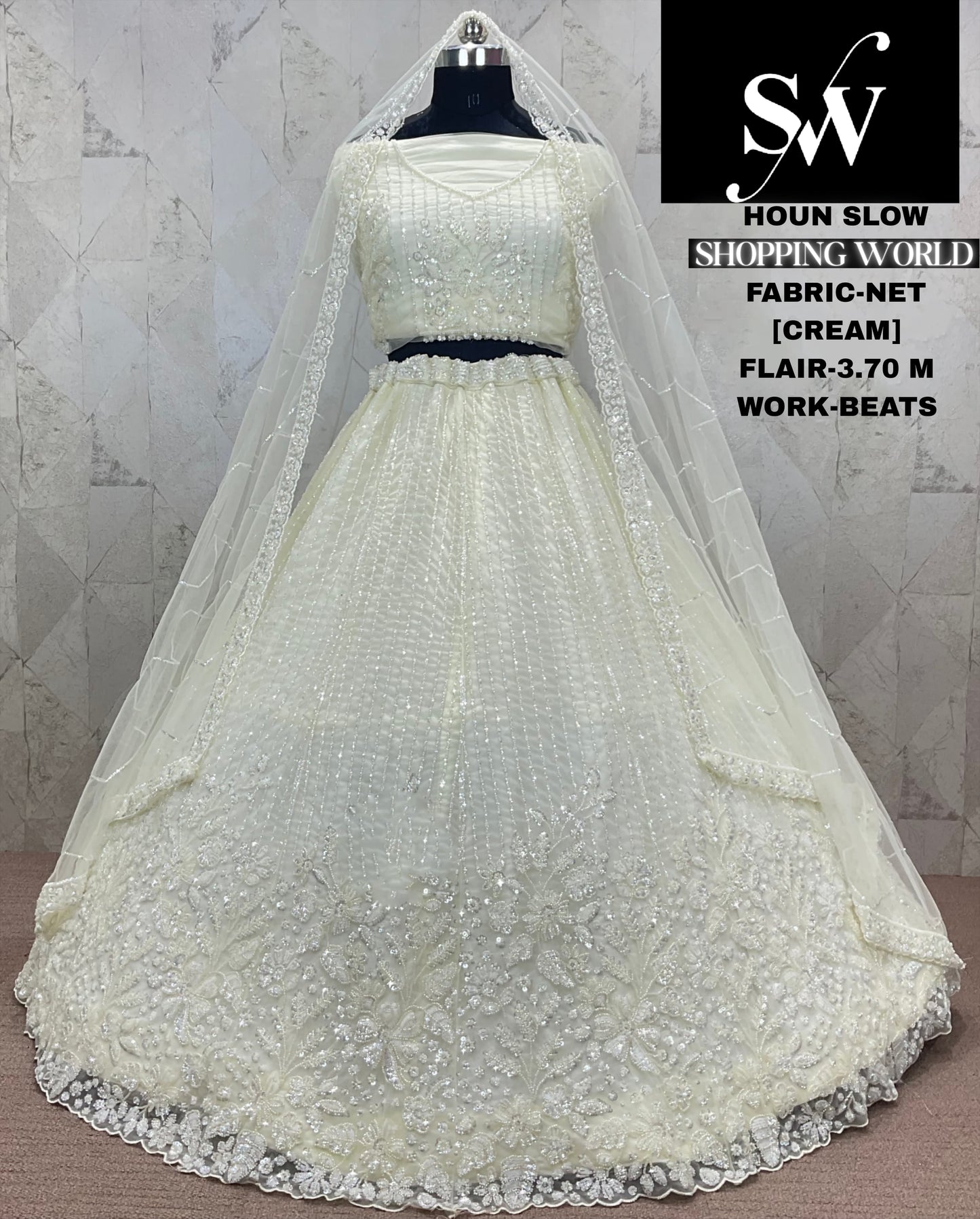 Something different Cream white  Lehenga