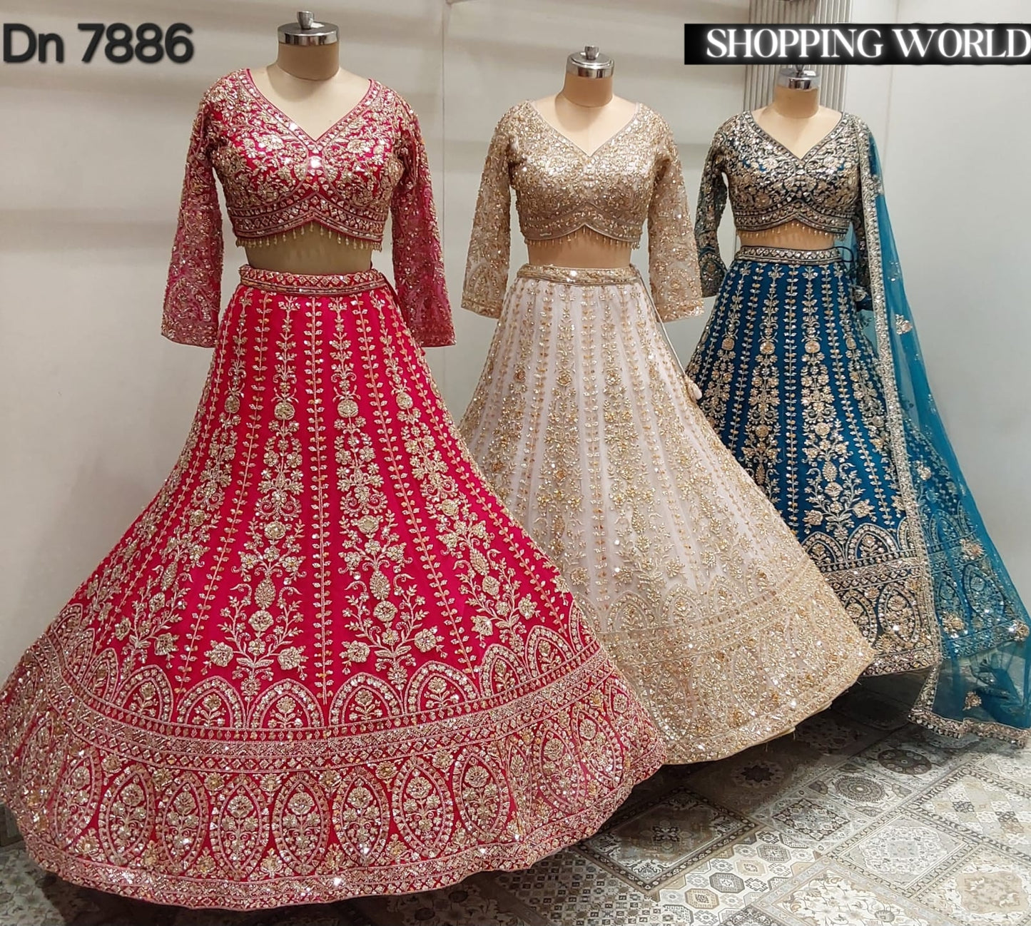 Stunning crop top Lehenga