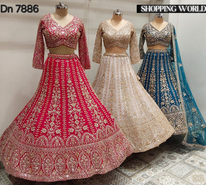 Stunning crop top Lehenga