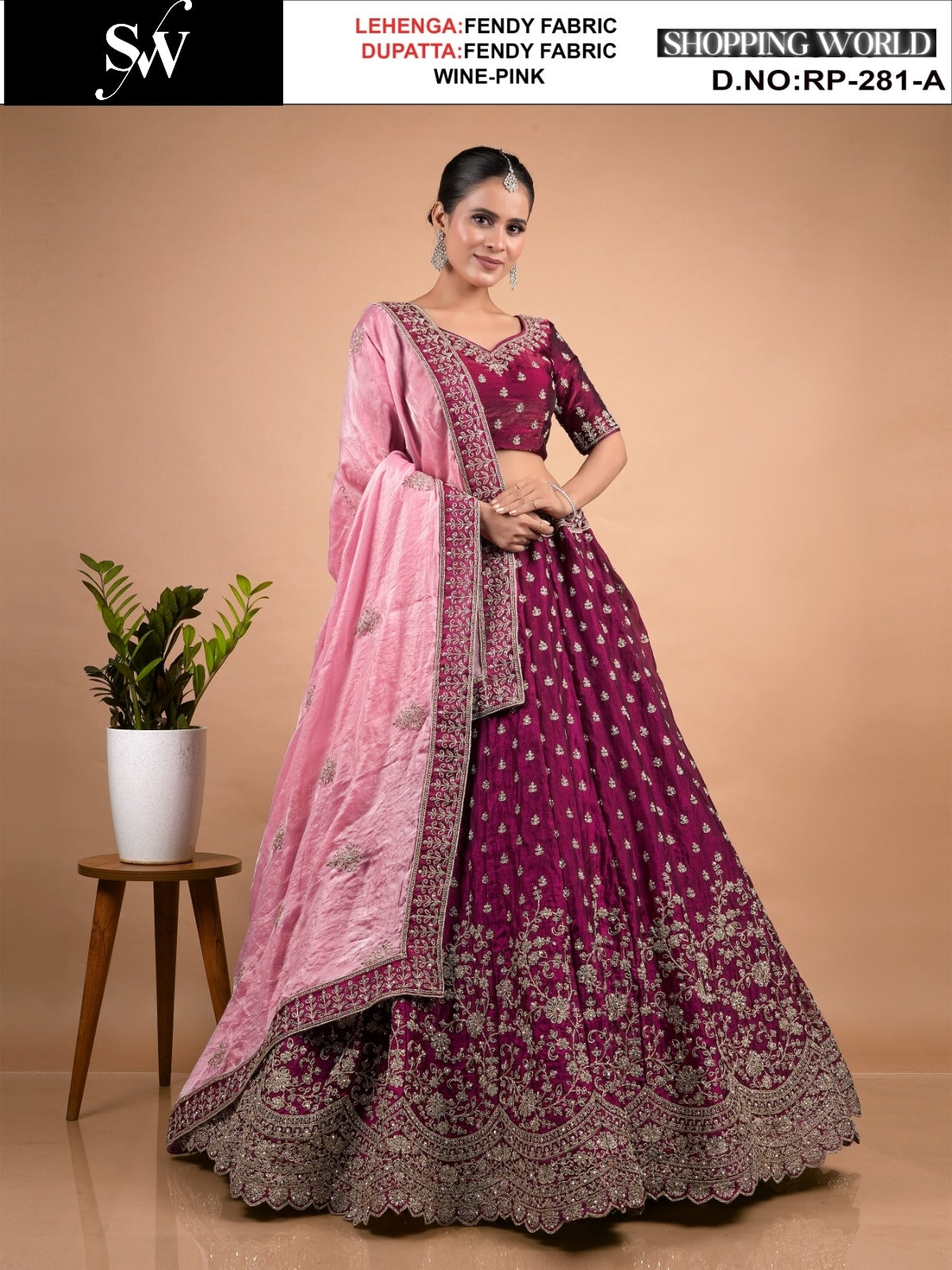 Fantastic Morpich pista Fendy Lehenga