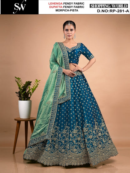 Fantastic Morpich pista Fendy Lehenga