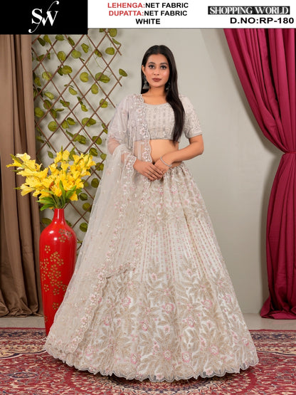 Increíble lehenga de mosh net