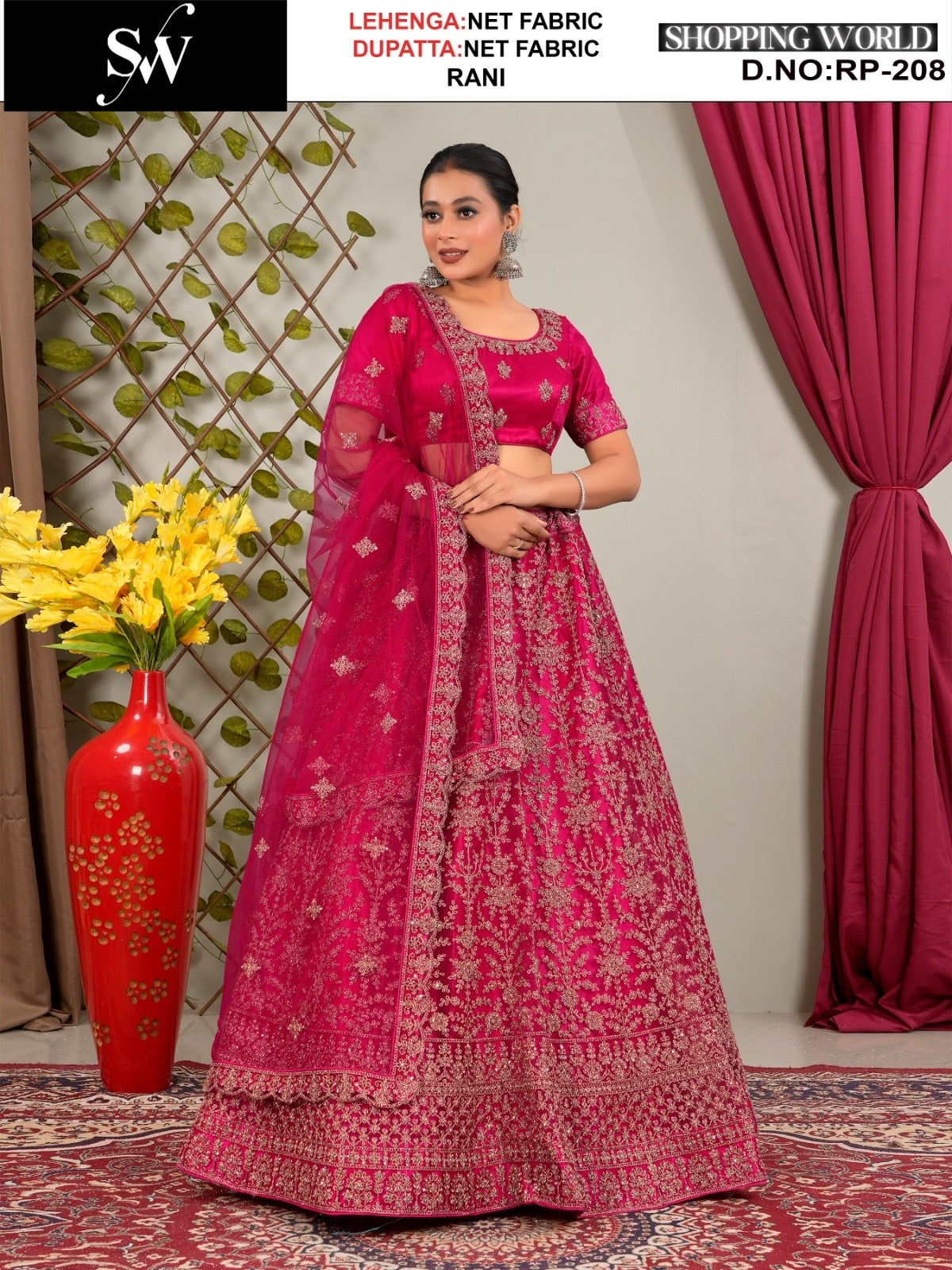 Charming firozi Net Lehenga