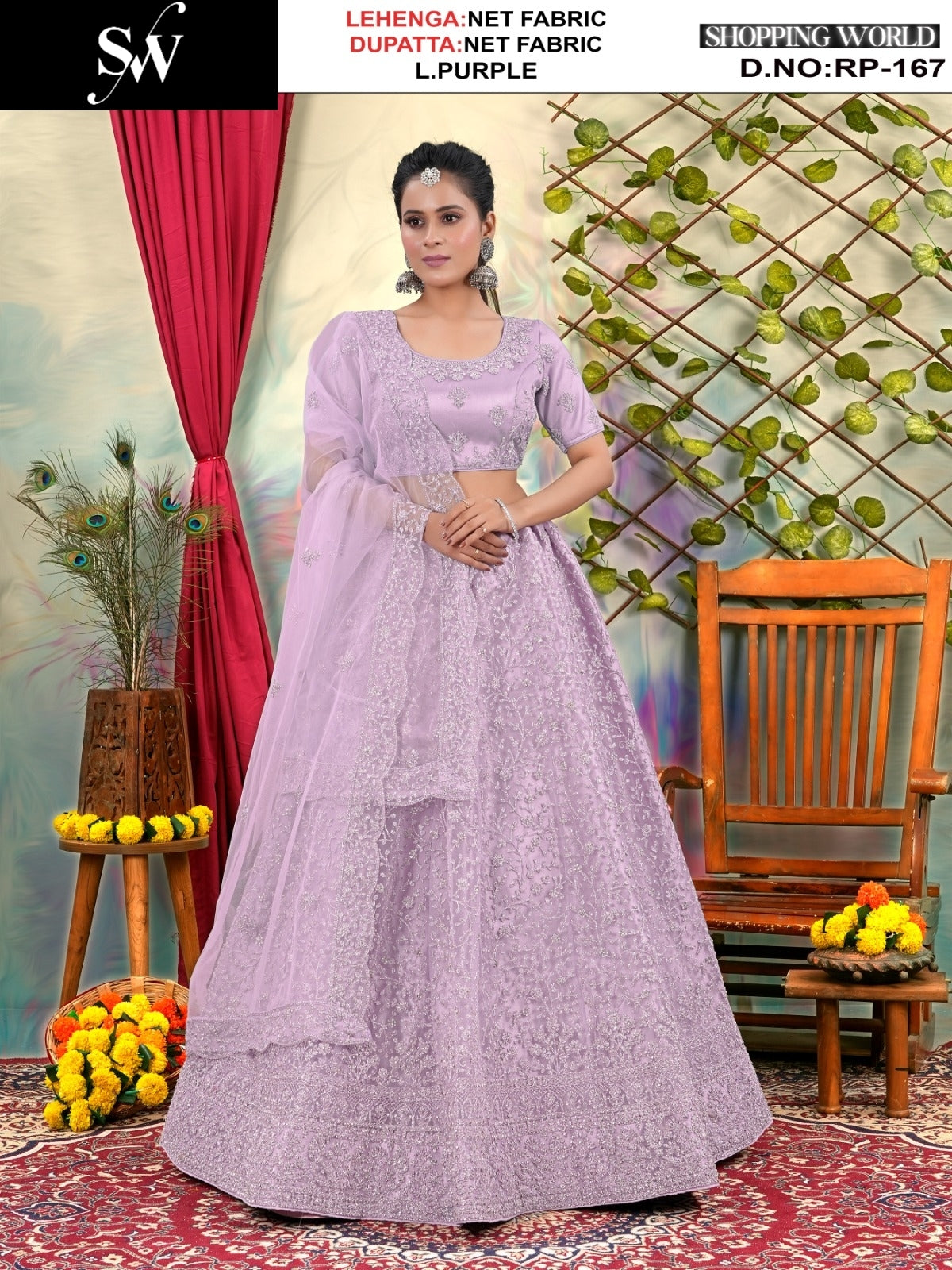 Gorgeous pista green Net Lehenga