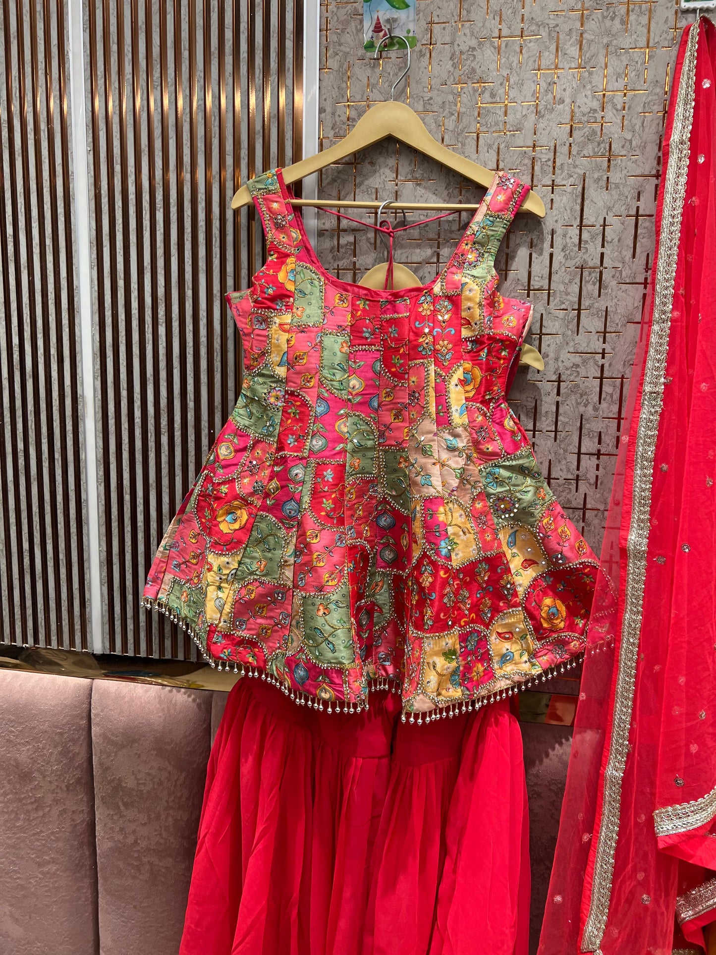 Majestic yellow Shrug dress