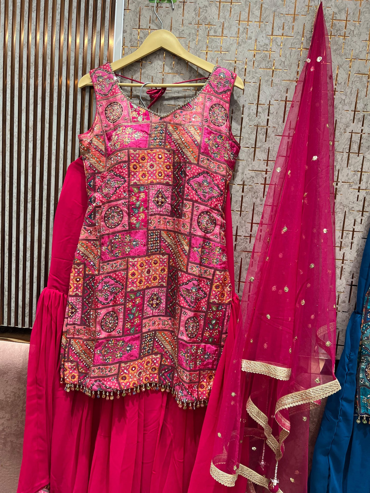 Stunning pink Shrug dress