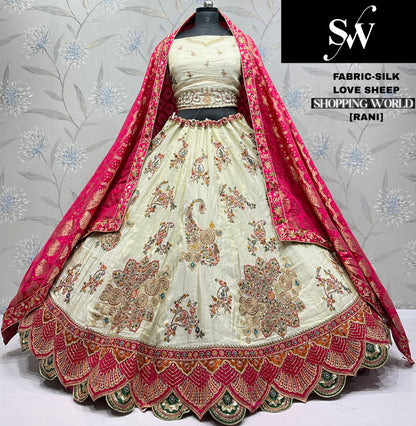 Lovely red Silk Lehenga
