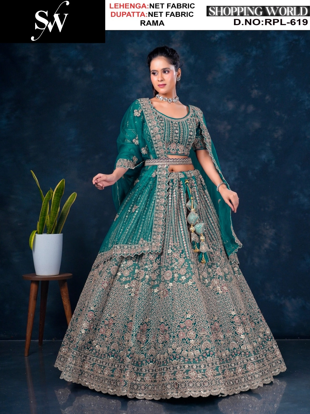 Khoobsurat yellow Net Lehenga