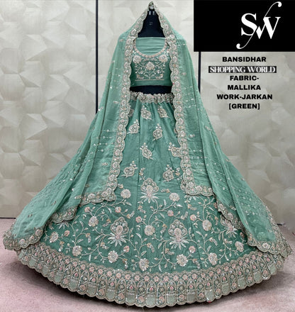 Awesome rust peach Jarkan malika Lehenga