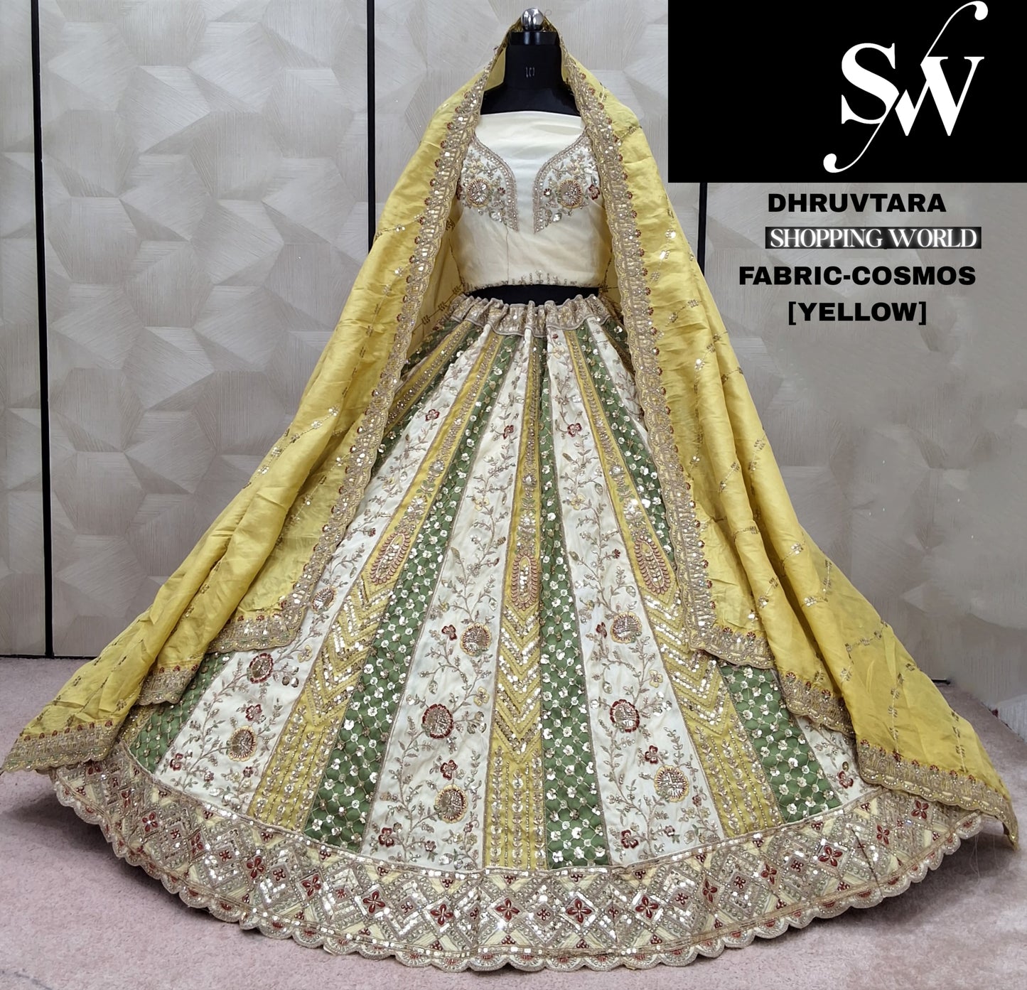 Beautiful Lavender Cosmos Lehenga