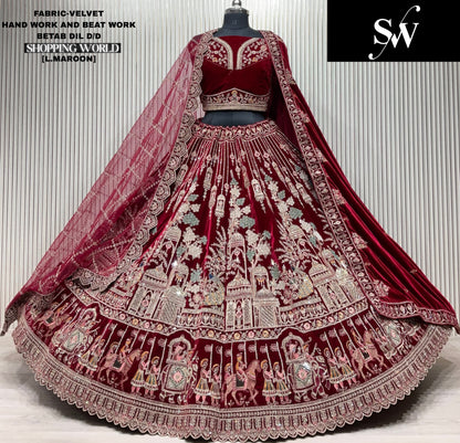 Amazing red Doli barat Bridal Lehenga Happy Customer