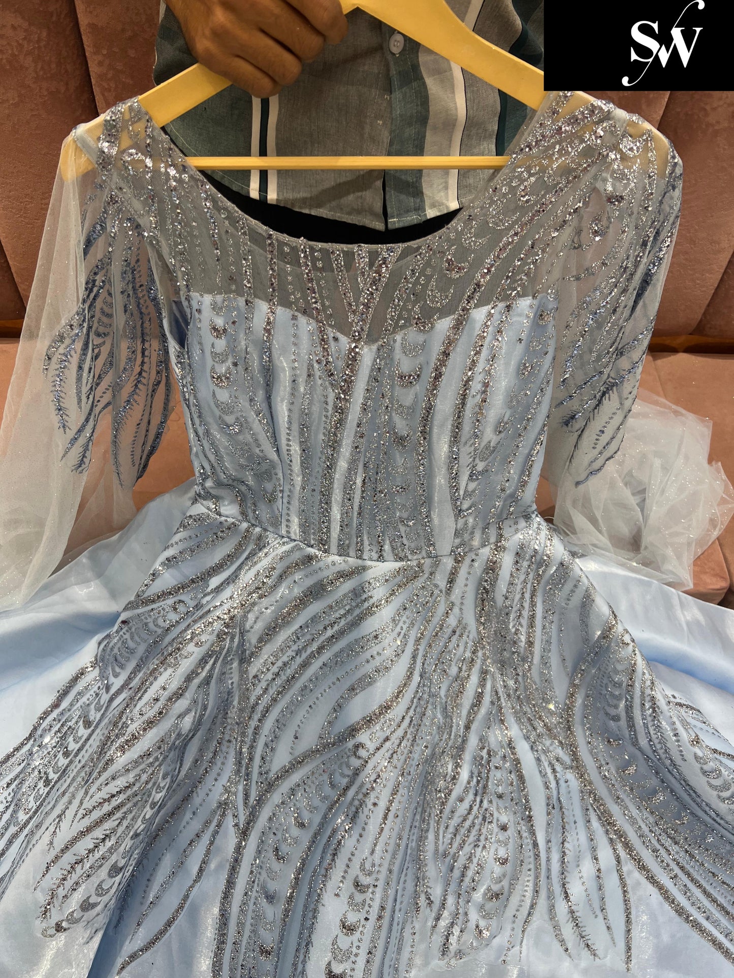 Beautiful Sky blue gown