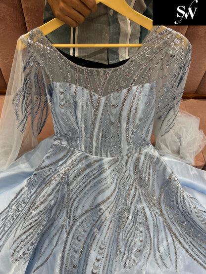 Beautiful Sky blue gown