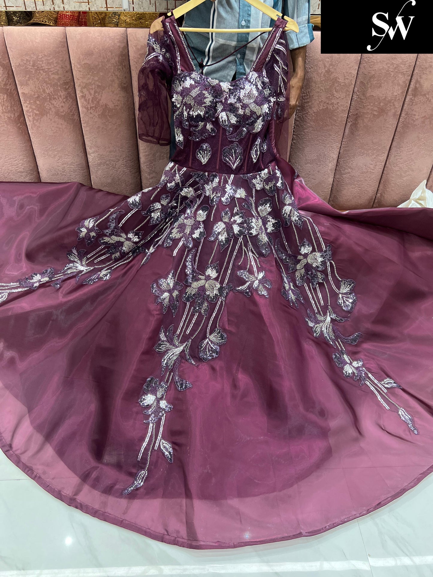 Fabulous purple gown