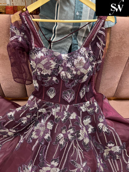 Fabulous purple gown