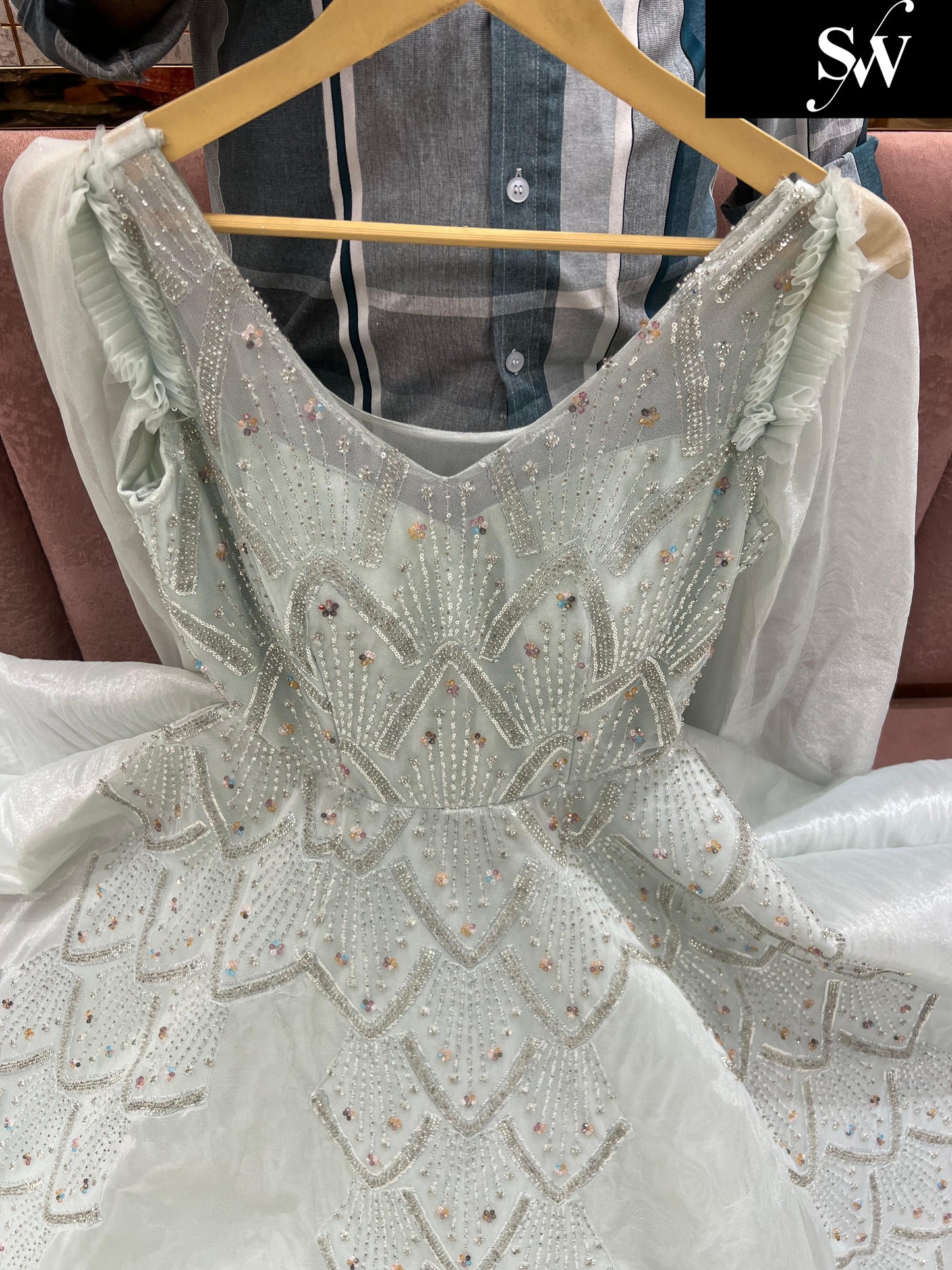 Astonishing white gown