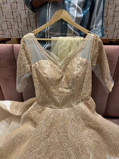 Attractive Golden gown