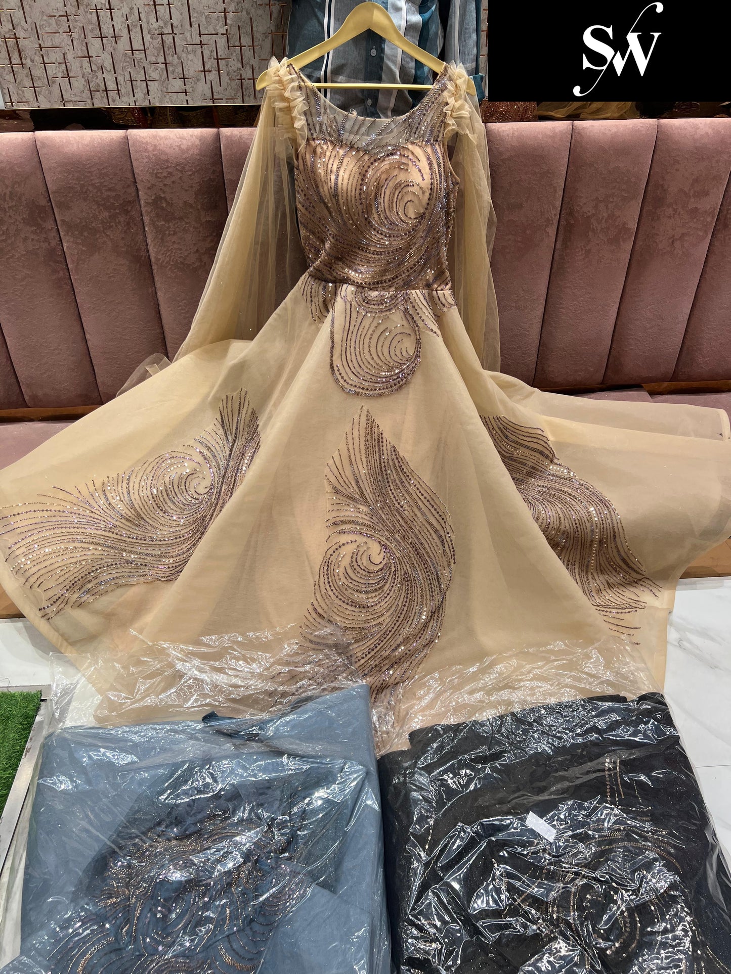 Astonishing Golden gown