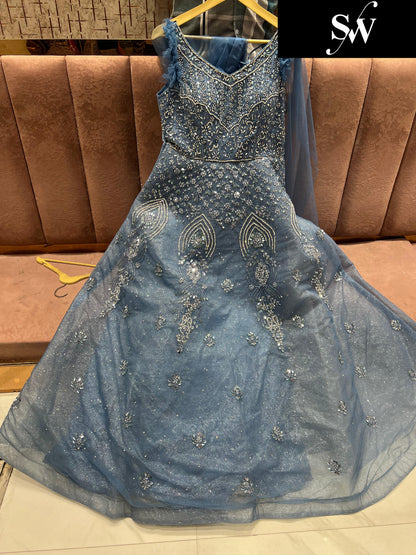 Beautiful Sky blue gown