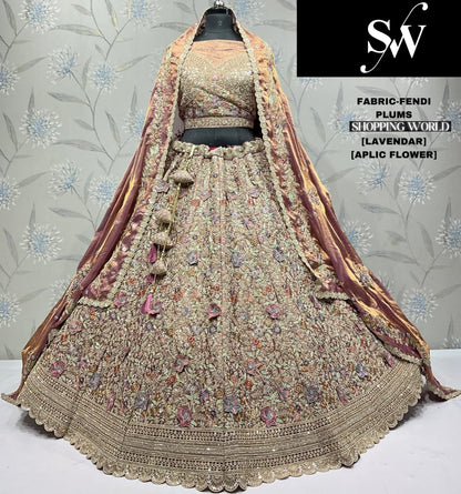 Glamorous Sky green Fendi Lehenga