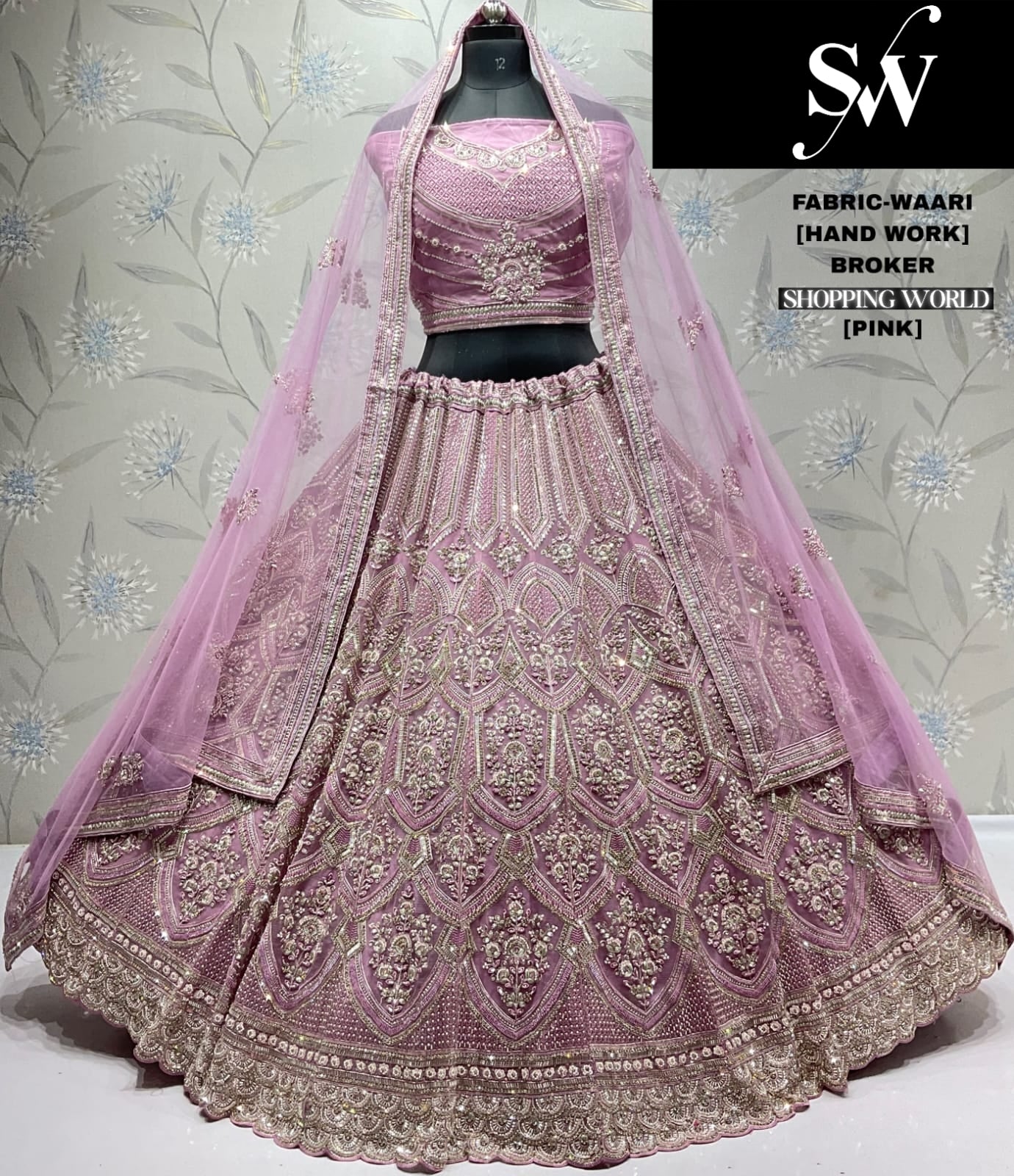 Attractive peach Waari Lehenga