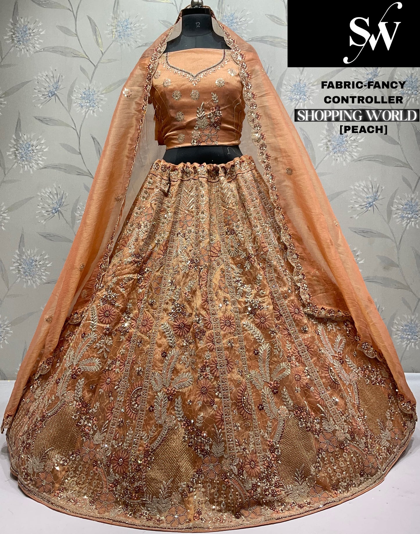 Stunning Lavender Fancy Lehenga