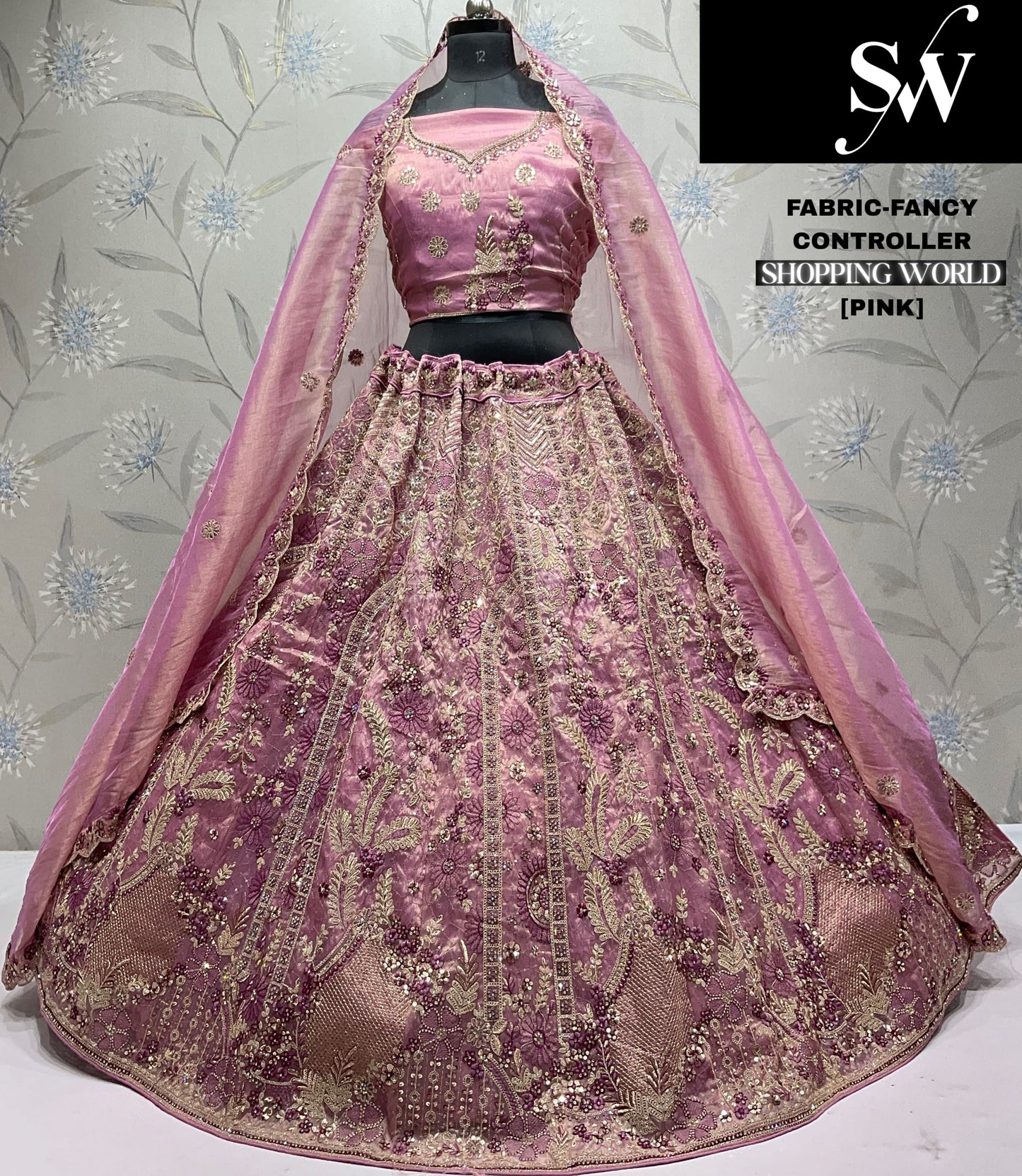 Stunning Lavender Fancy Lehenga