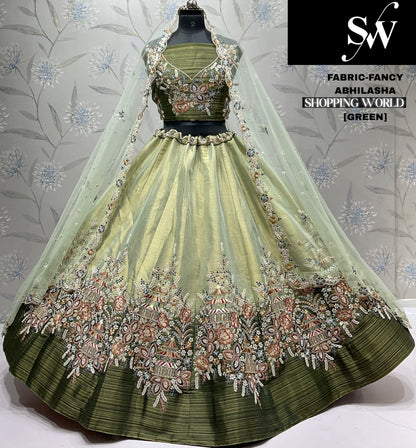 Gorgeous coffee peach Lehenga