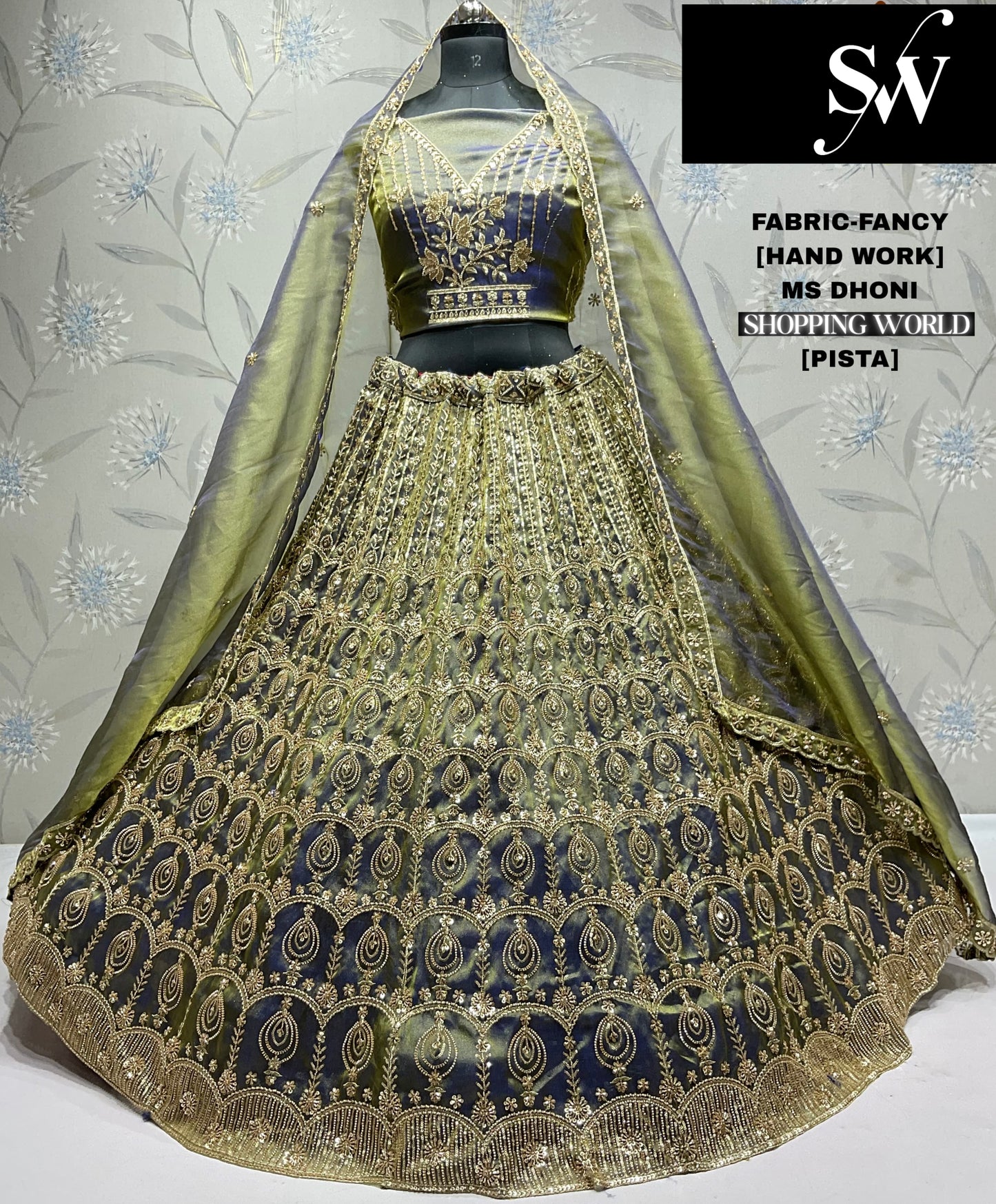 Amazing pink Lavender Fancy Lehenga