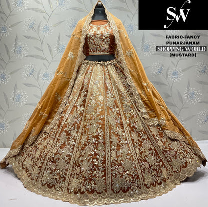 Awesome Lavender Fancy Lehenga