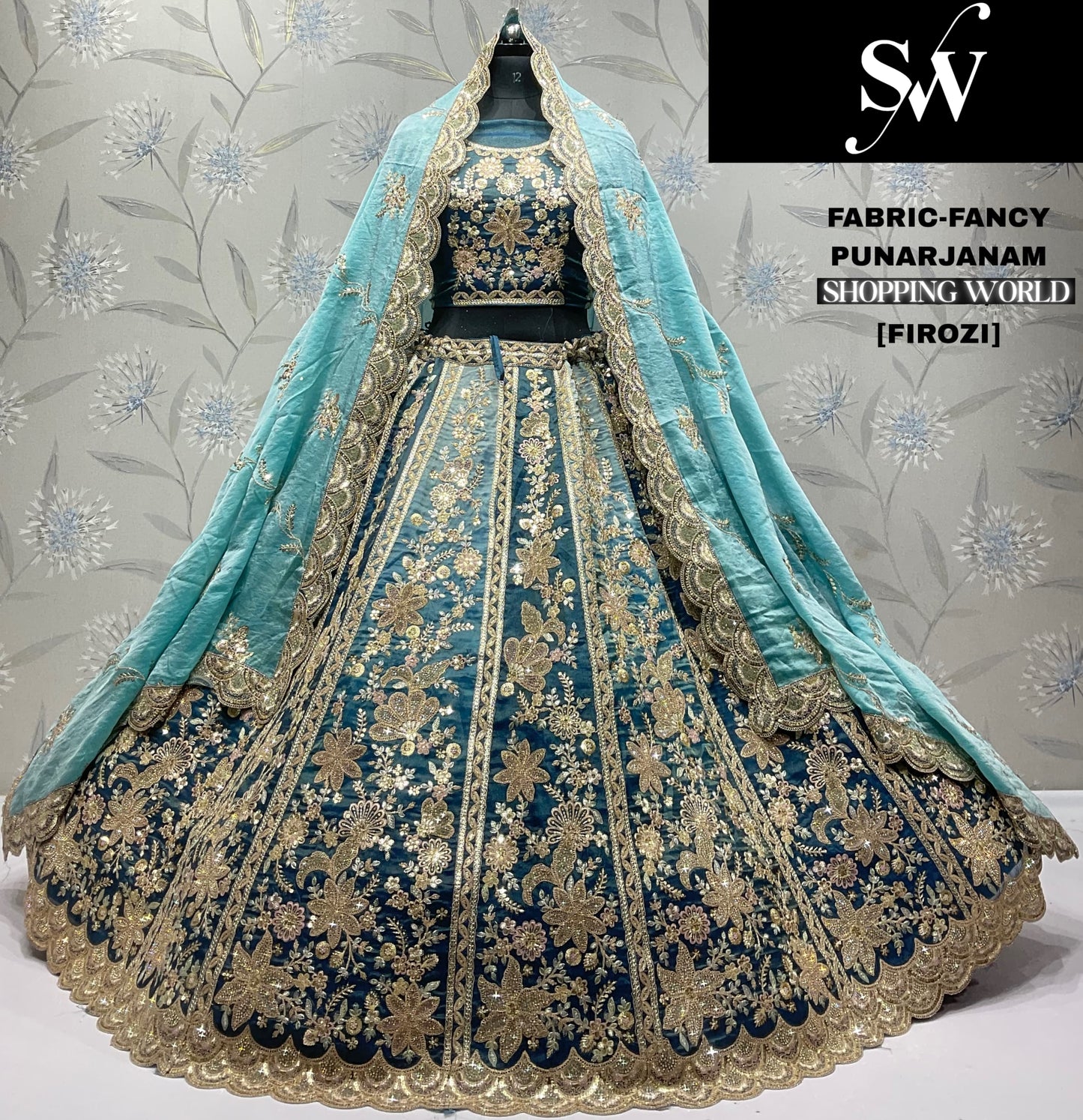 Awesome Lavender Fancy Lehenga