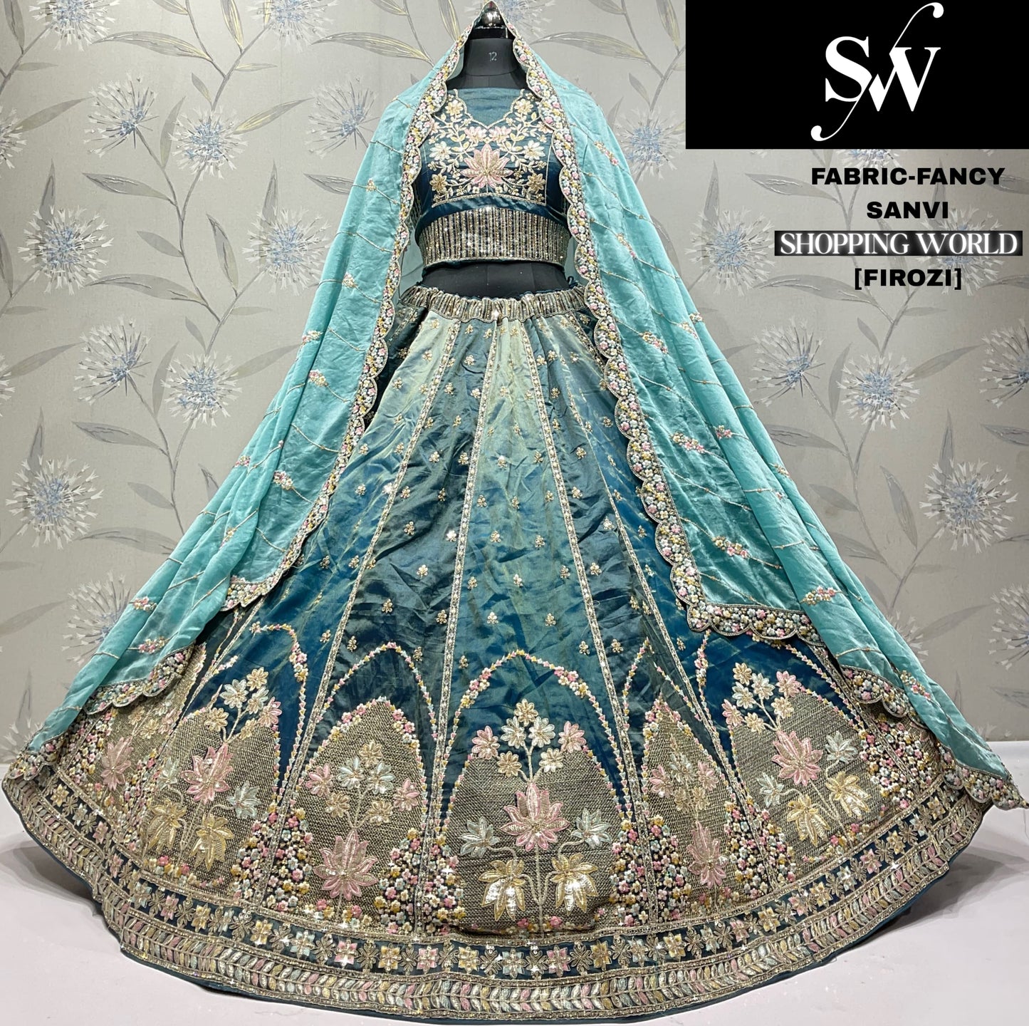 Delightful Purple Fancy Lehenga