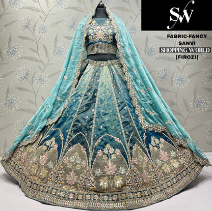 Delightful Purple Fancy Lehenga