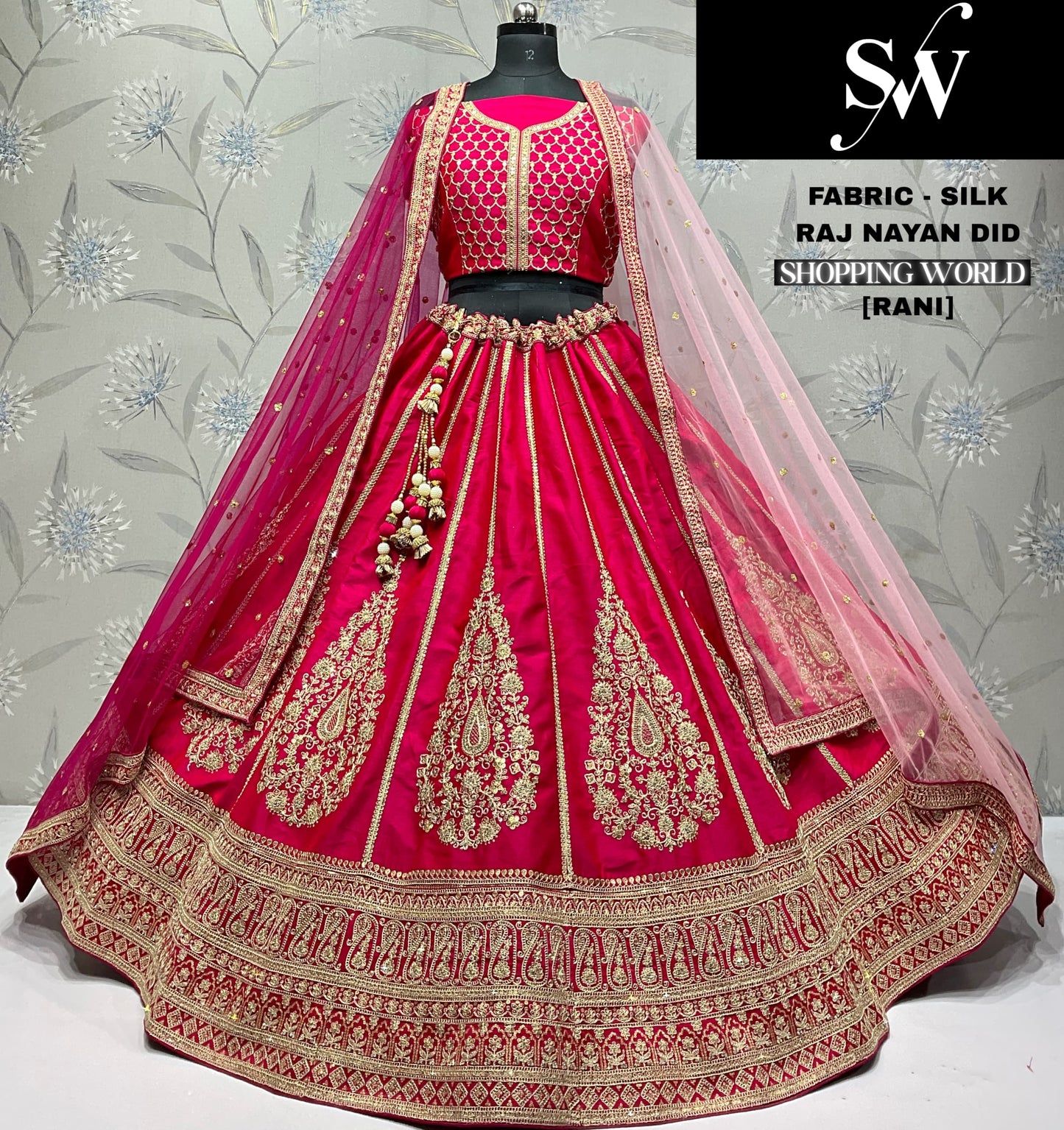 Fabulous red Silk Lehenga