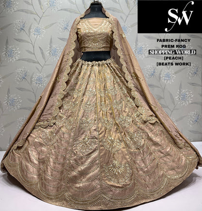 Beautiful orange Fancy Lehenga