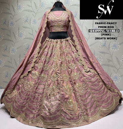 Beautiful orange Fancy Lehenga