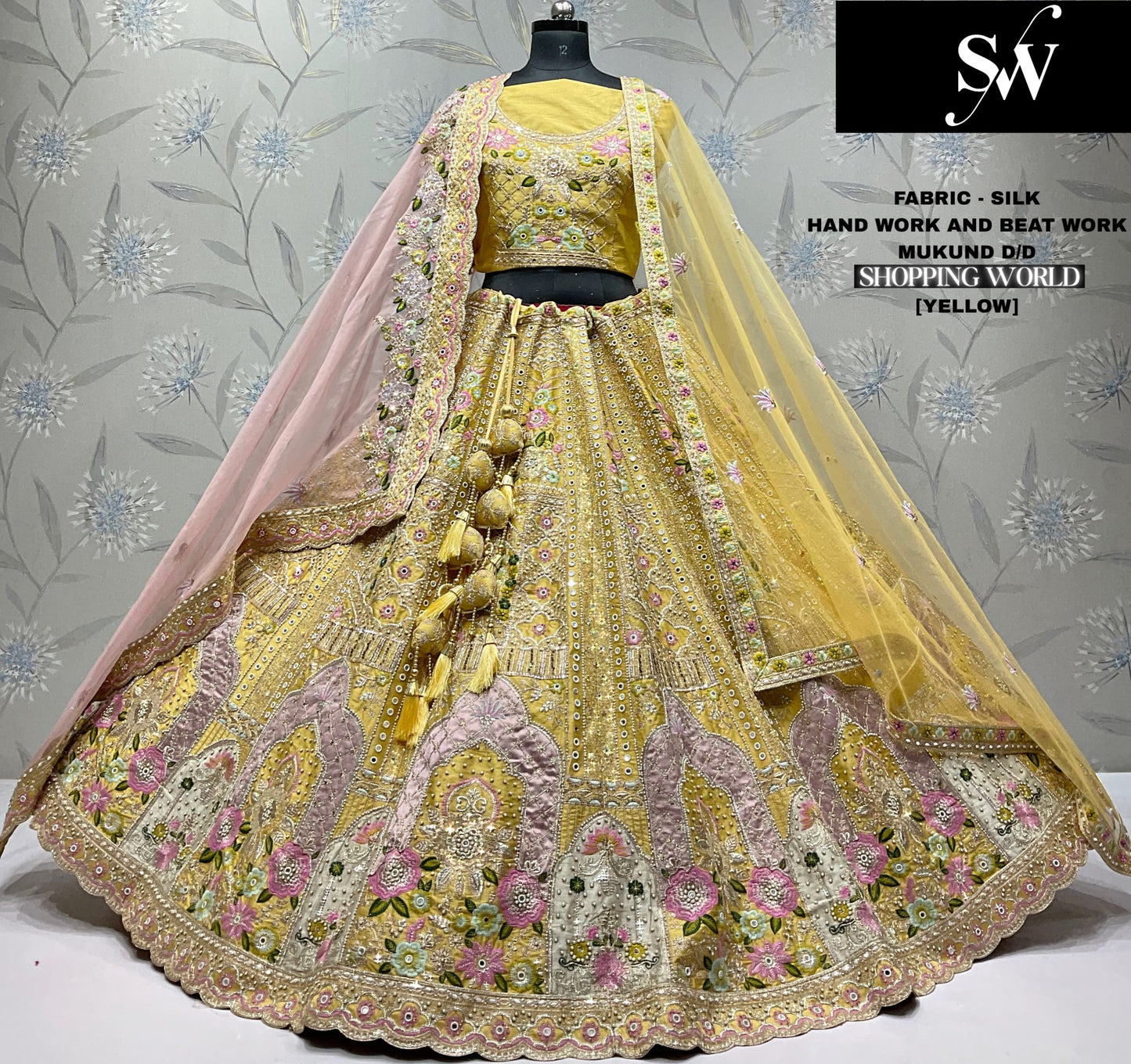 Fantastic pink Silk Lehenga