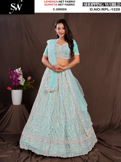 Pretty pink Net Lehenga