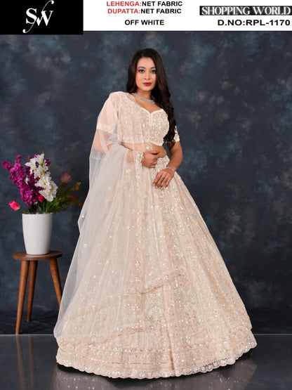 Gorgeous pink Net Lehenga