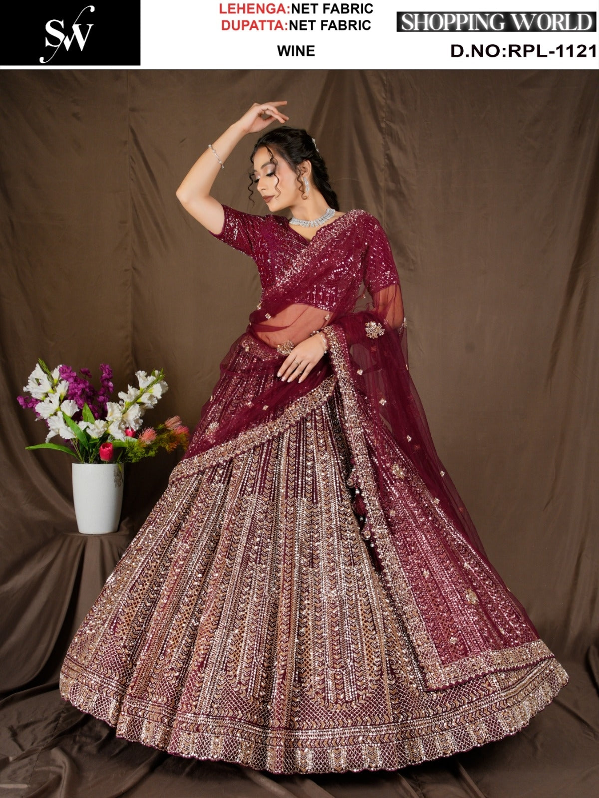 Amazing Navy blue Net Lehenga