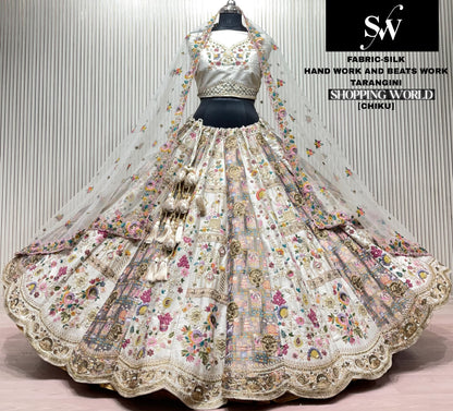 Designer Chiku Golden Silk lehenga